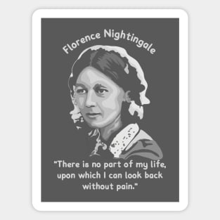 Florence Nightingale Portrait and Quote Magnet